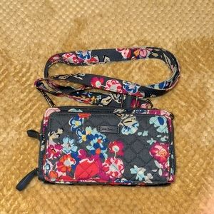 Vera Bradley All-in-One Crossbody in Hope Blooms